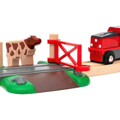 BRIO World - Animal Farm Train Set 30 Pieces