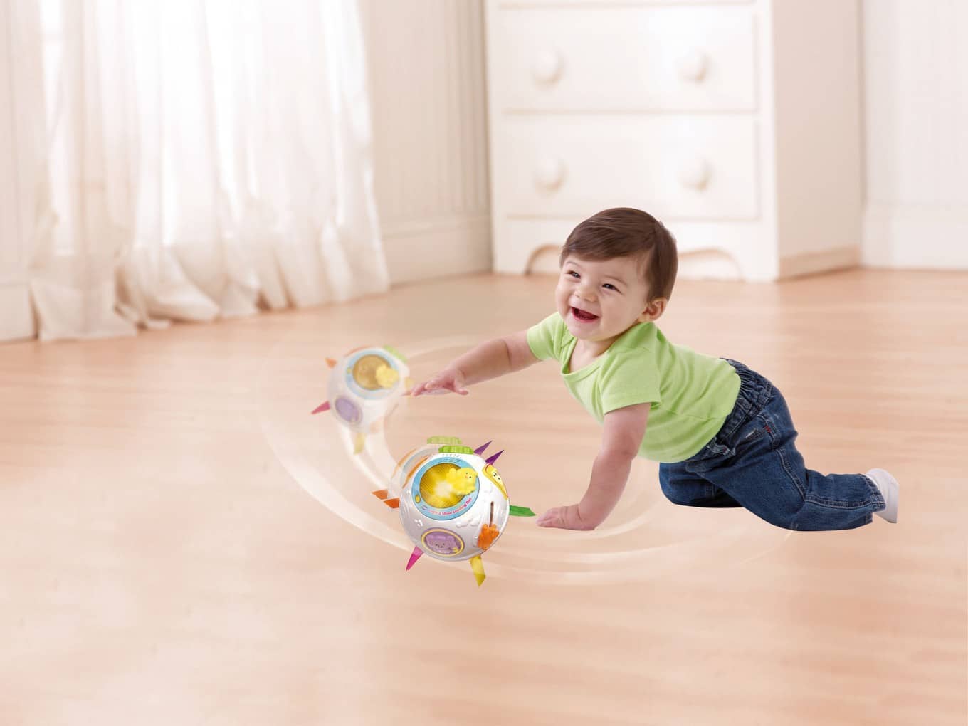 Vtech - Crawl &amp; Learn Bright Lights Ball Pink