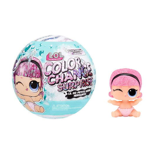 L.O.L Surprise Glitter Color Change Lil Sis With 5 Surprises