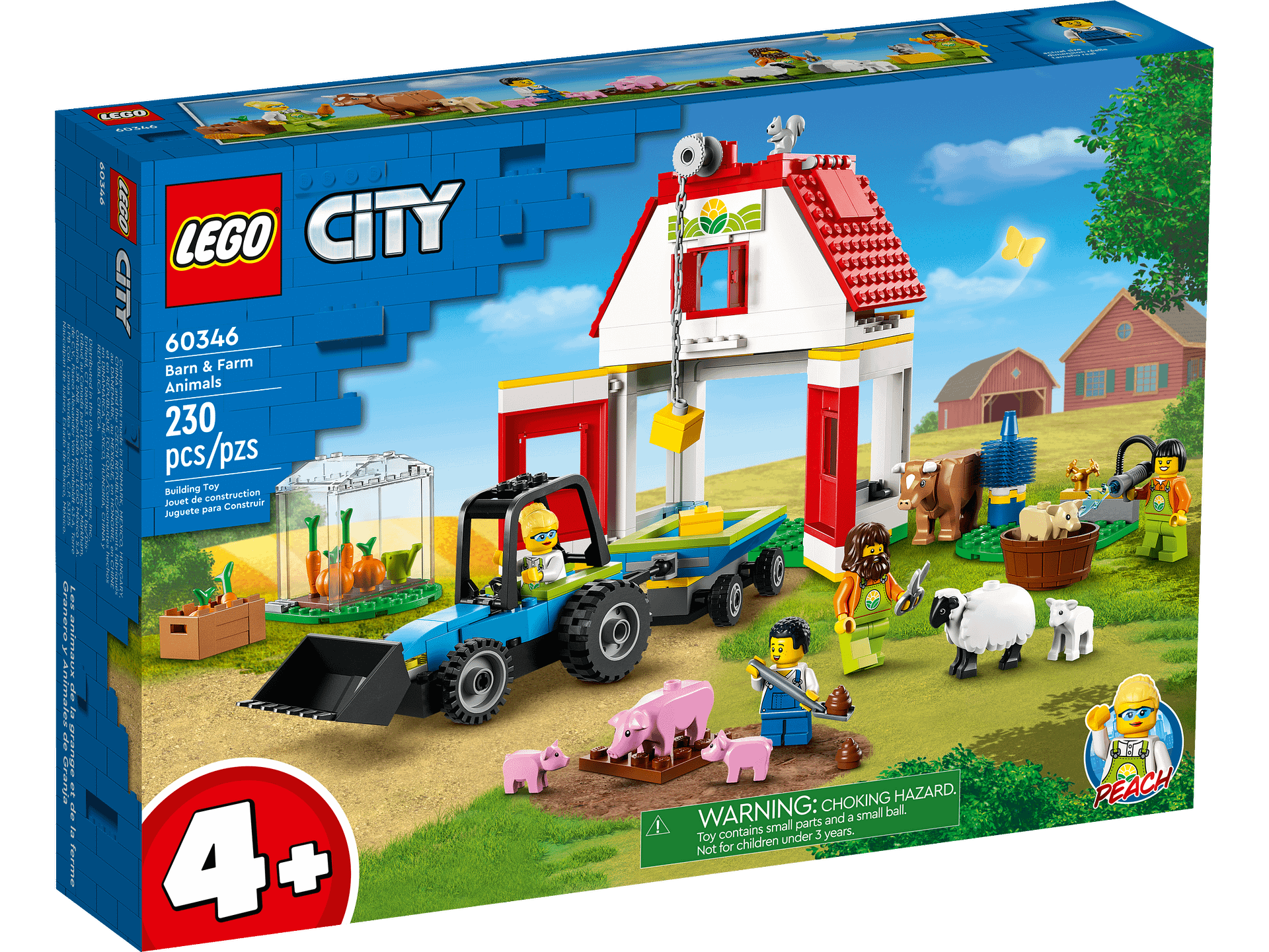 LEGO 60346 Barn & Farm Animals - City Farm 4+