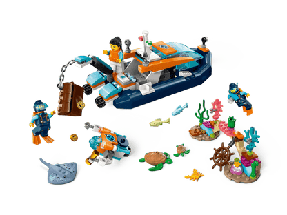 LEGO 60377 Explorer Diving Boat - City