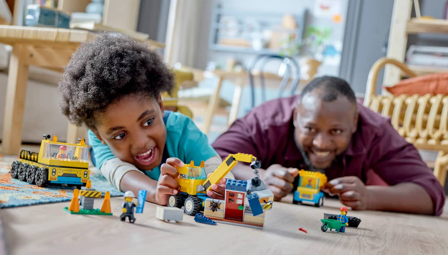 LEGO 60391 Construction Trucks and Wrecking Ball Crane - City 4+