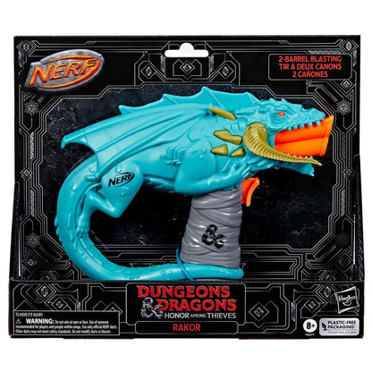 Nerf -  Dungeons & Dragons Rakor Nerf Blaster And 4 Nerf Elite 2.0 Darts