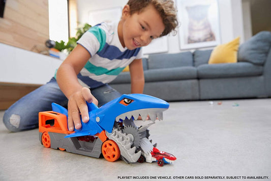 Hot Wheels - ® - Shark Chomp Transporter Playset With One 1:64 Scale Car Mattel