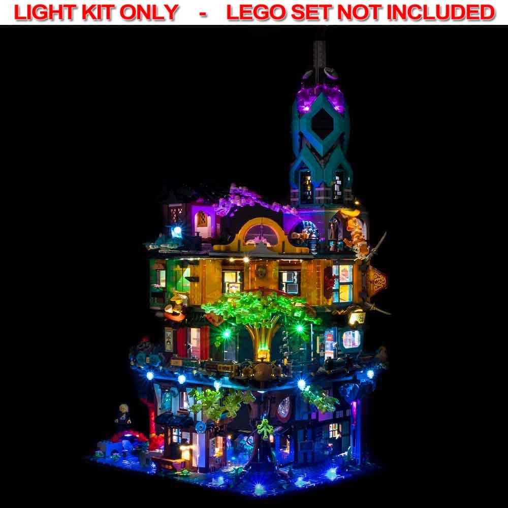 Light My Bricks - LIGHT KIT for LEGO Ninjago City Gardens 71741