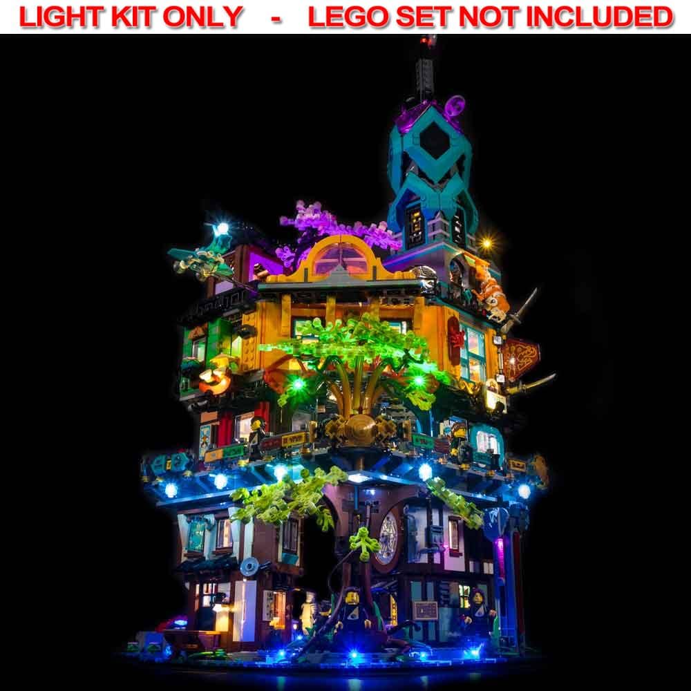 Light My Bricks - LIGHT KIT for LEGO Ninjago City Gardens 71741