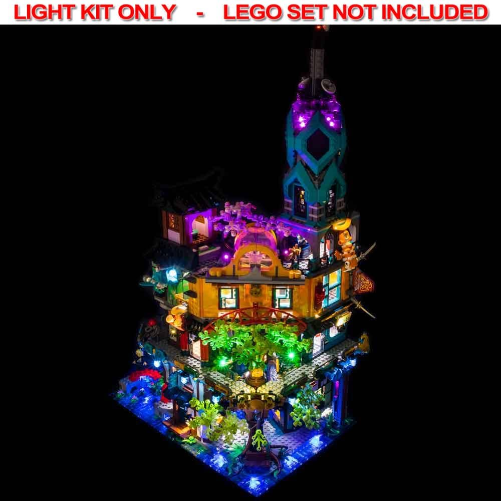 Light My Bricks - LIGHT KIT for LEGO Ninjago City Gardens 71741