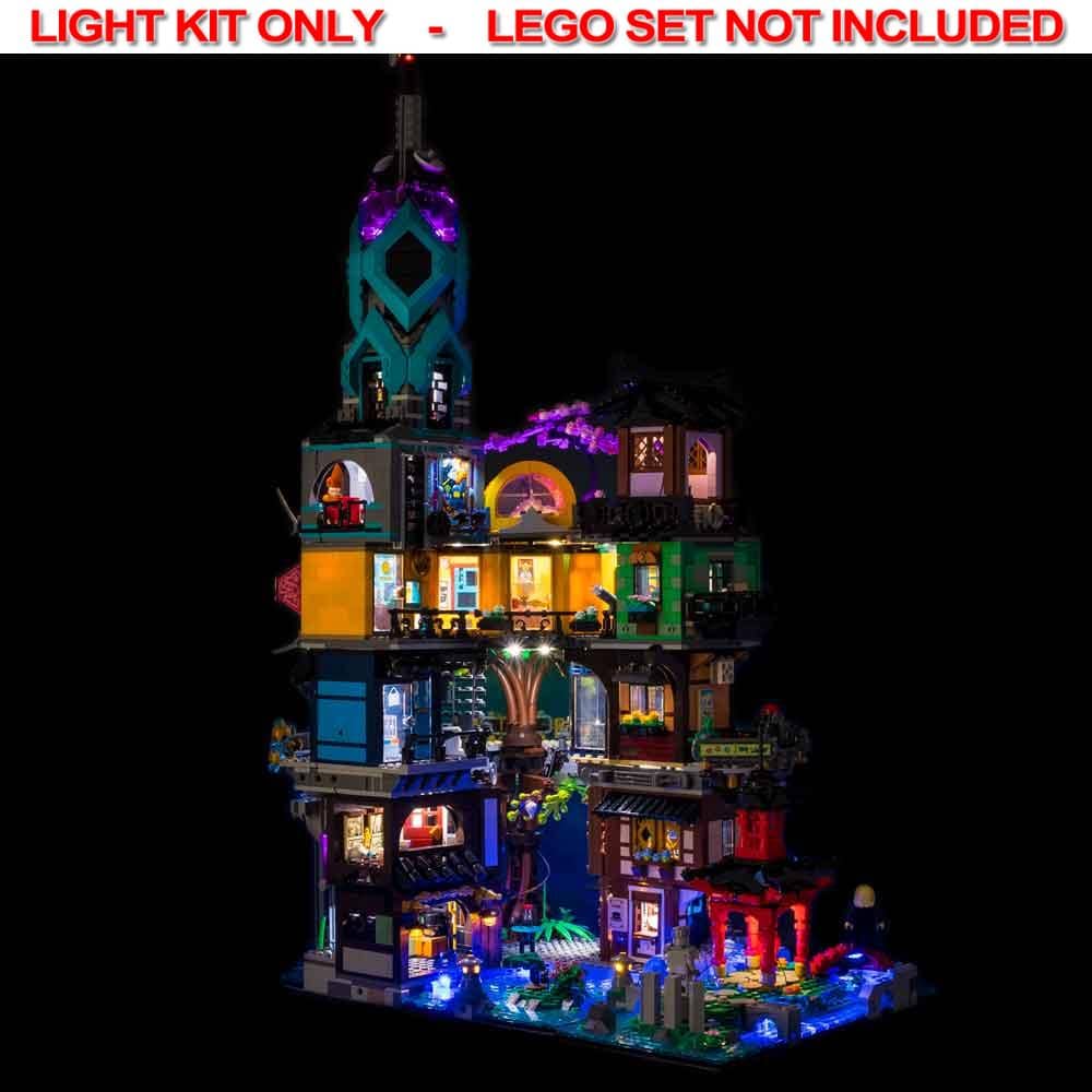 Light My Bricks - LIGHT KIT for LEGO Ninjago City Gardens 71741