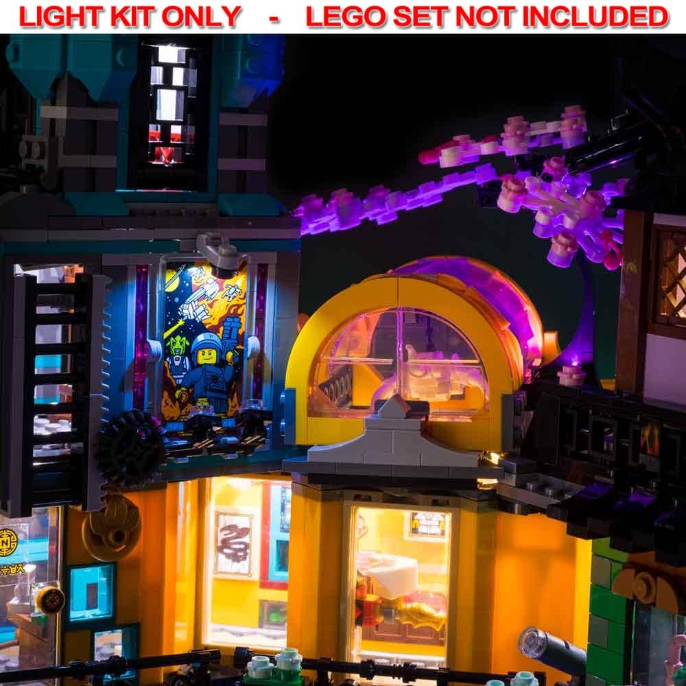 Light My Bricks - LIGHT KIT for LEGO Ninjago City Gardens 71741