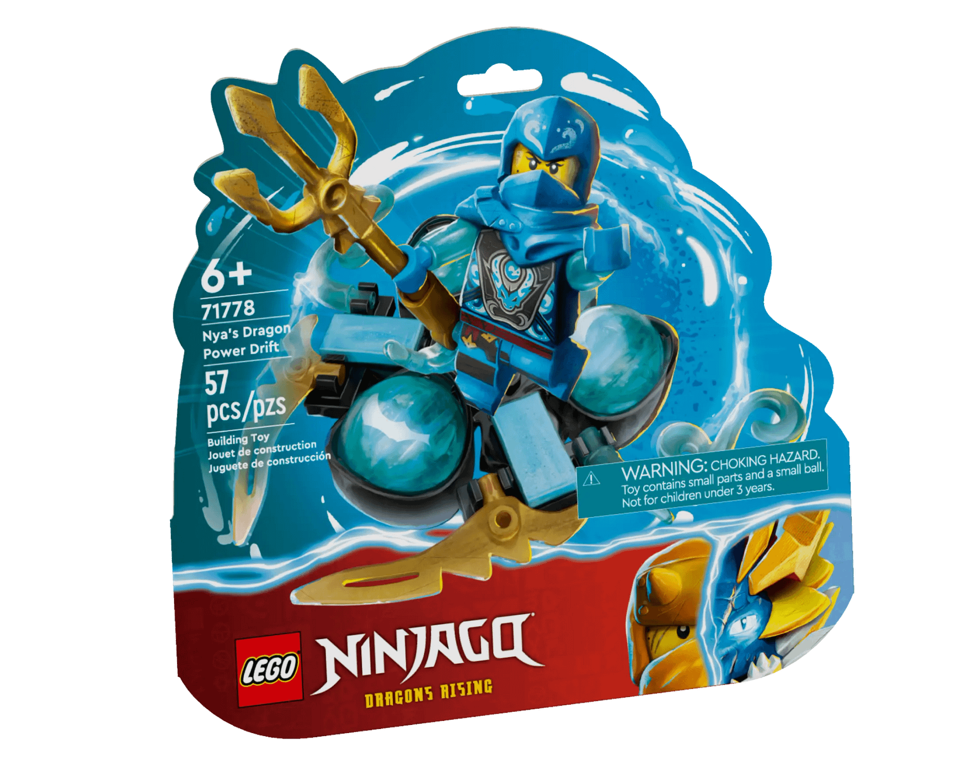 LEGO 71778 Nya's Dragon Power Spinjitzu Drift - Ninjago