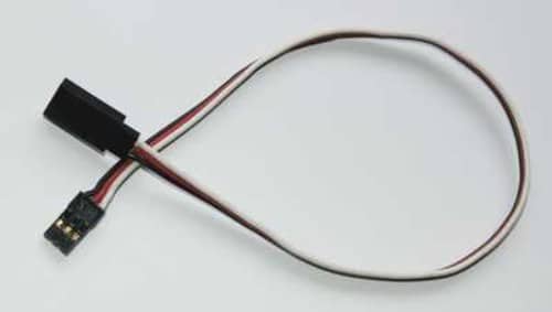 TY1 -  SERVO EXTENSION LEAD 1000MM BLACK TY4056100 60 STRAND GOLD PIN