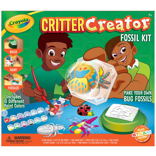 Critter Creator Metallic Bug Fossil Kit for Kids
