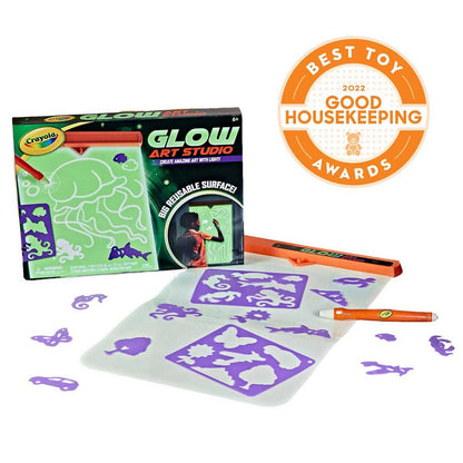 Crayola -  Glow Art Studio Glow in the Dark Canvas
