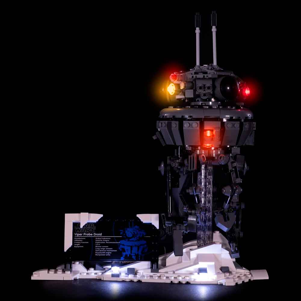 Light My Bricks - LIGHT KIT for LEGO Imperial probe Droid 75306