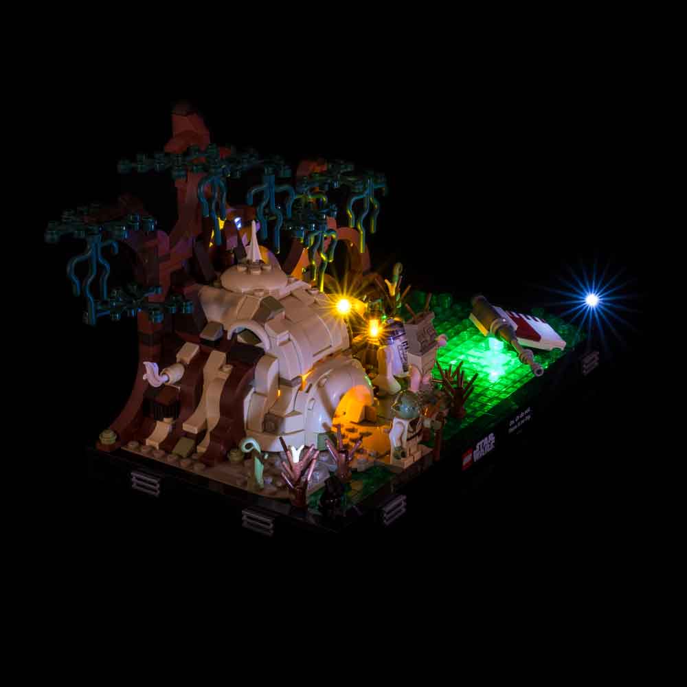 Light My Bricks - LIGHT KIT for LEGO Dagobah Jedi Training Diorama 75330