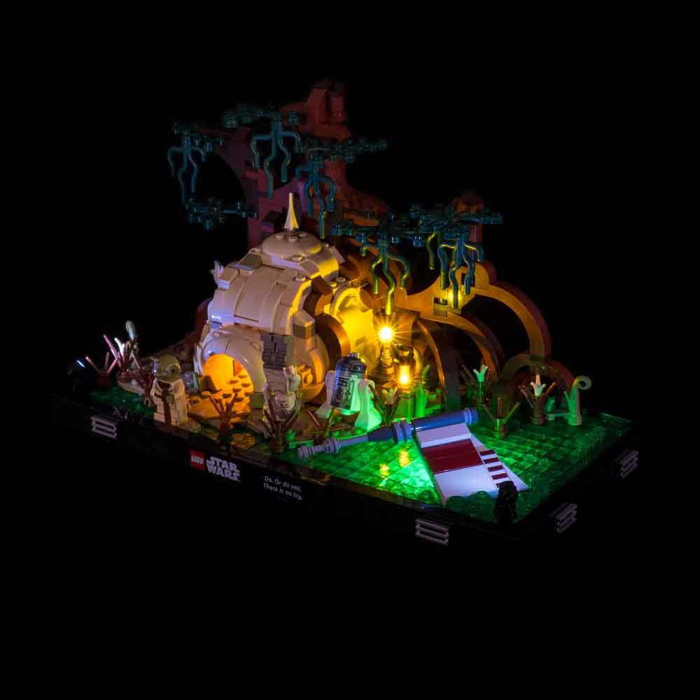 Light My Bricks - LIGHT KIT for LEGO Dagobah Jedi Training Diorama 75330