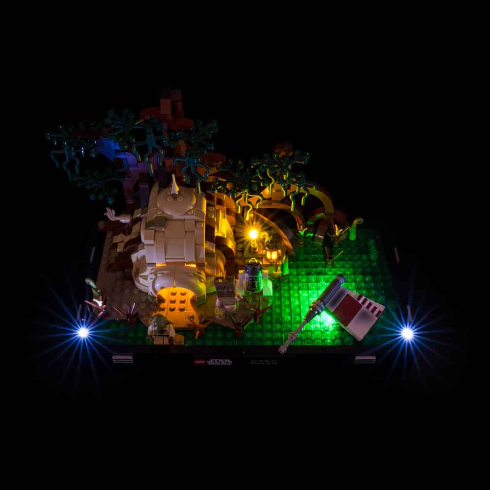 Light My Bricks - LIGHT KIT for LEGO Dagobah Jedi Training Diorama 75330
