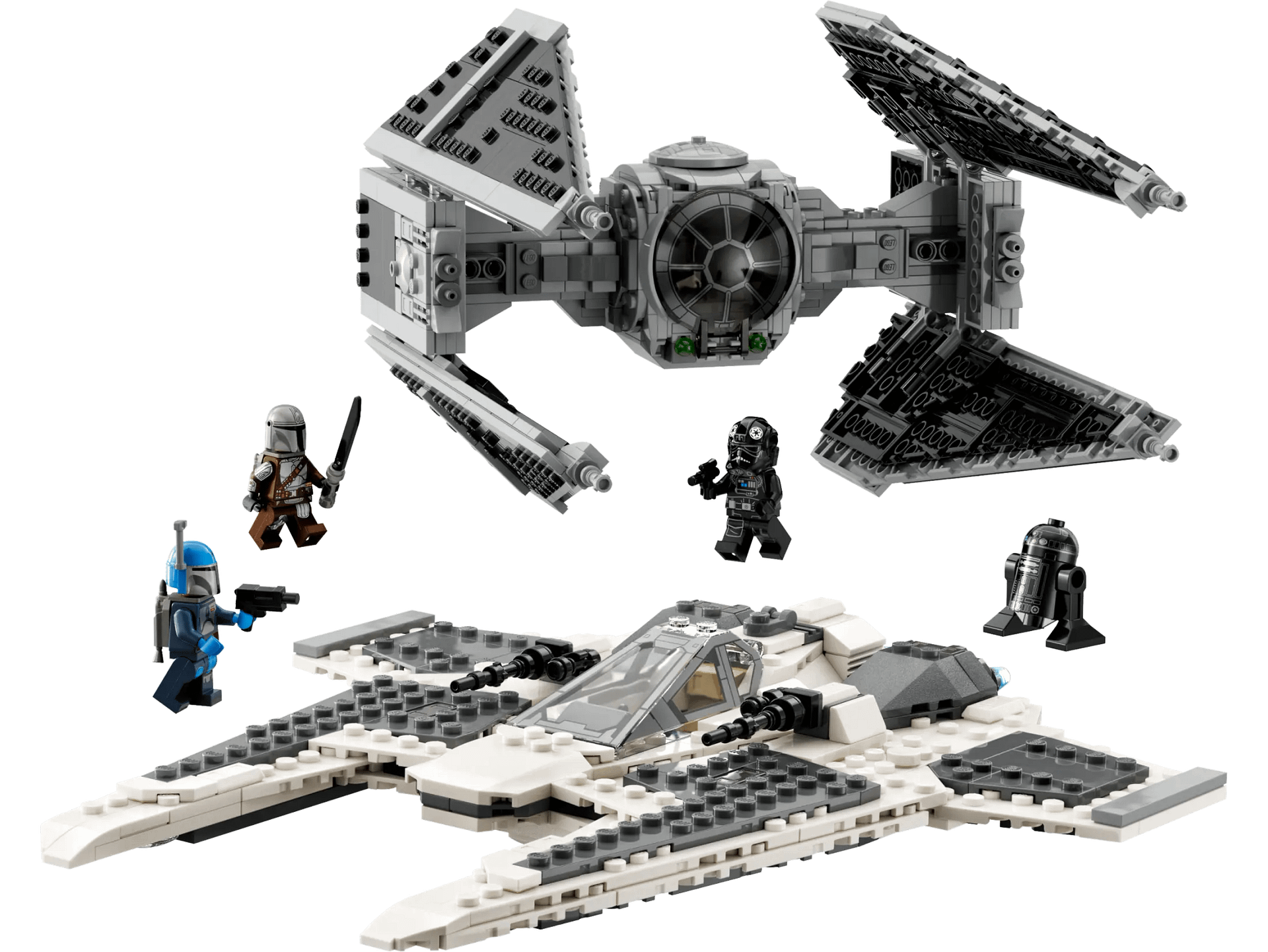 LEGO 75348 Mandalorian Fang Fighter vs. TIE Interceptor - Star Wars