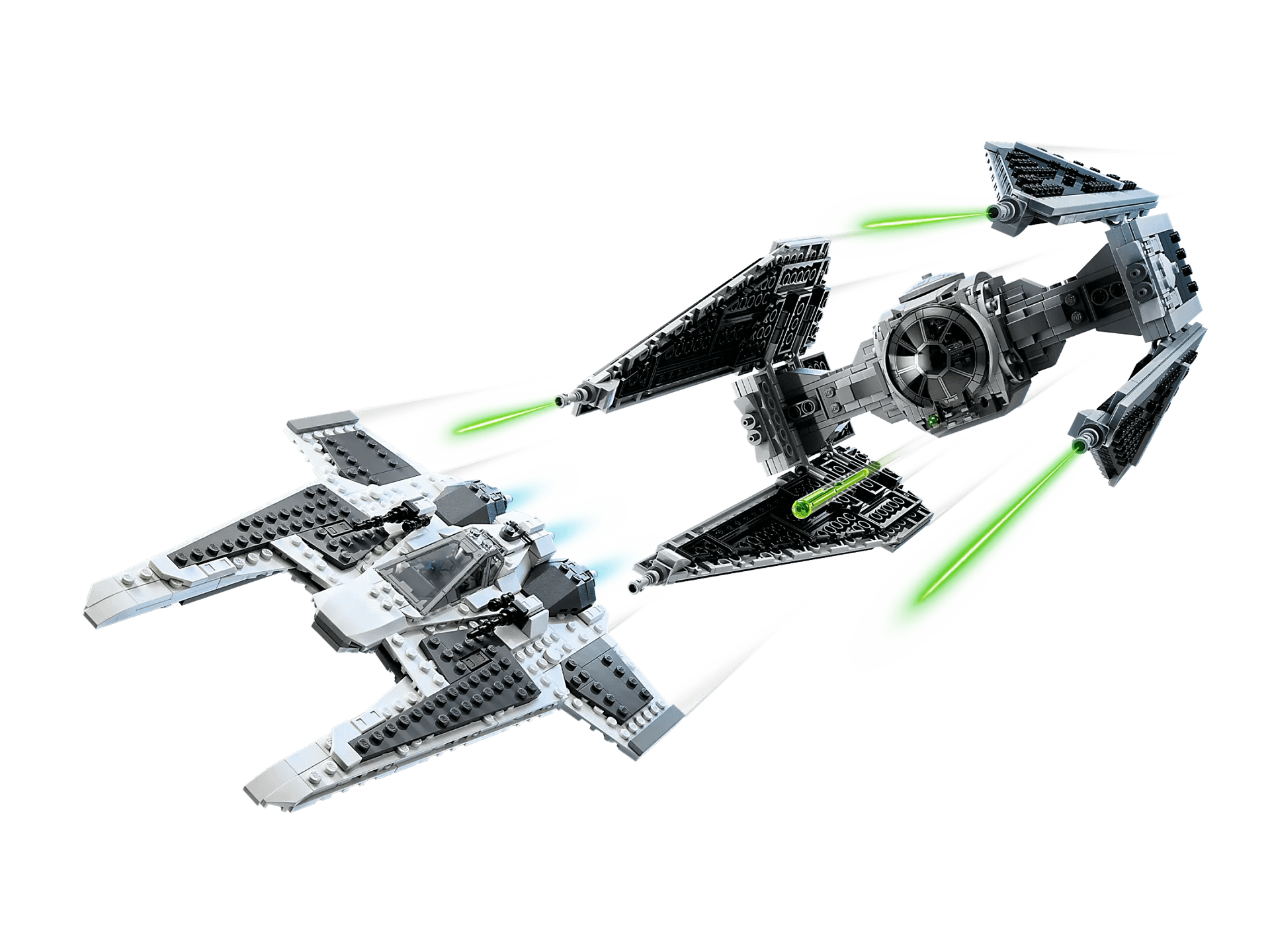 LEGO 75348 Mandalorian Fang Fighter vs. TIE Interceptor - Star Wars