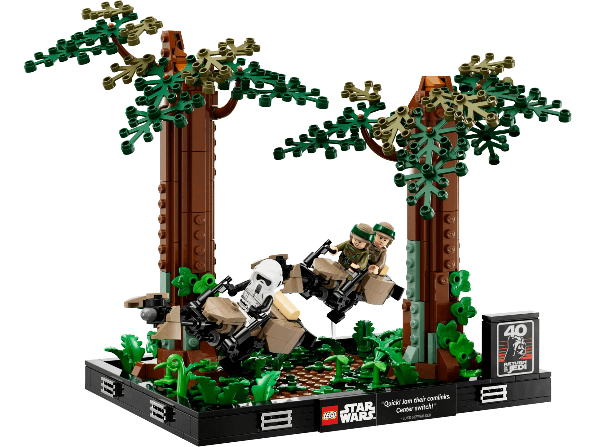 LEGO 75353 Endor Speeder Chase Diorama - Star Wars