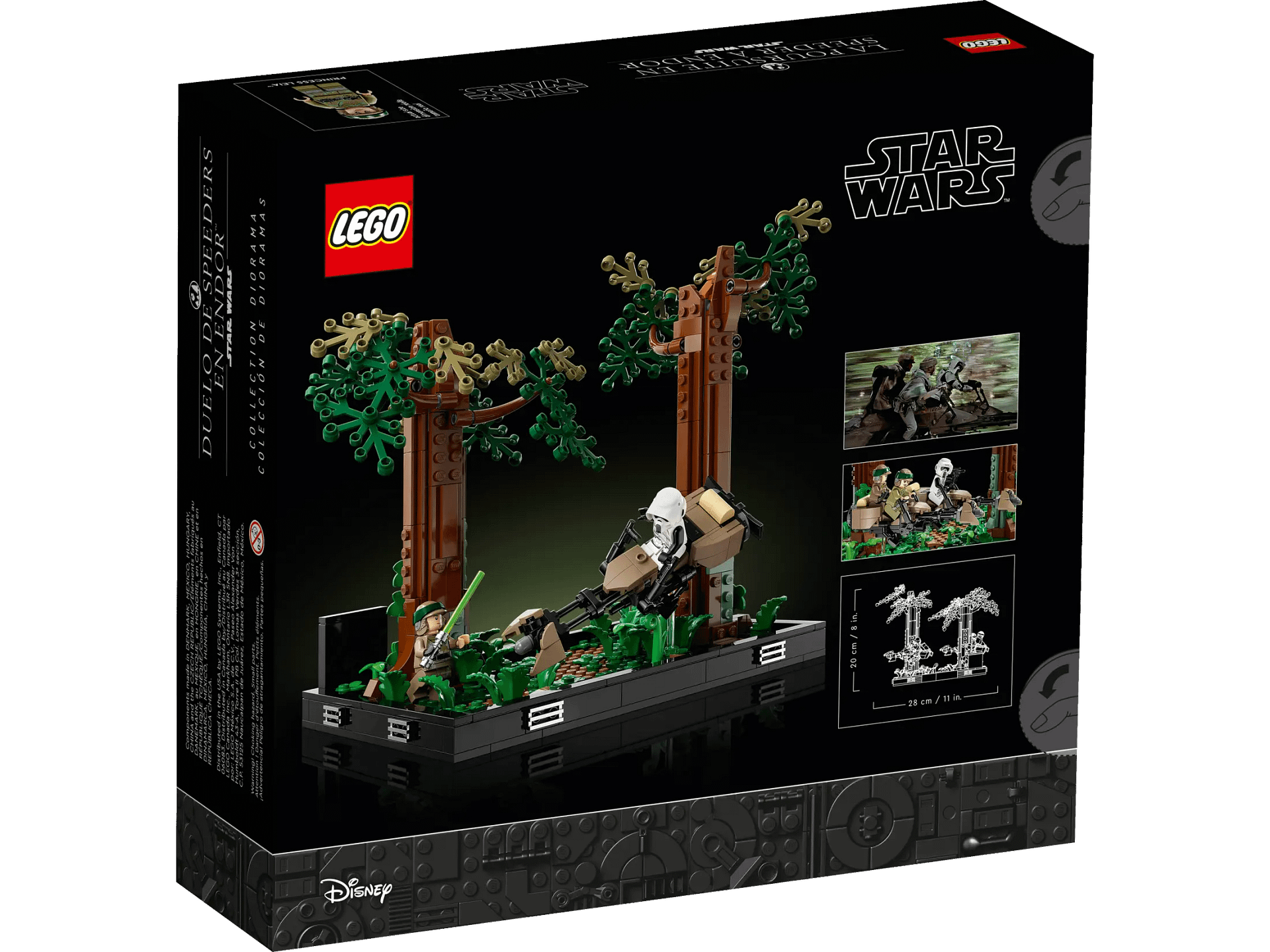 LEGO 75353 Endor Speeder Chase Diorama - Star Wars
