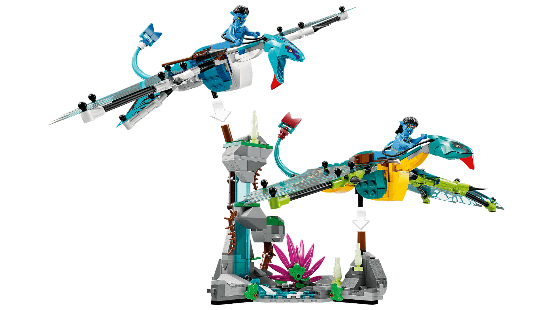 LEGO 75572 Jake and Neytiri s First Banshee Flight - Avatar