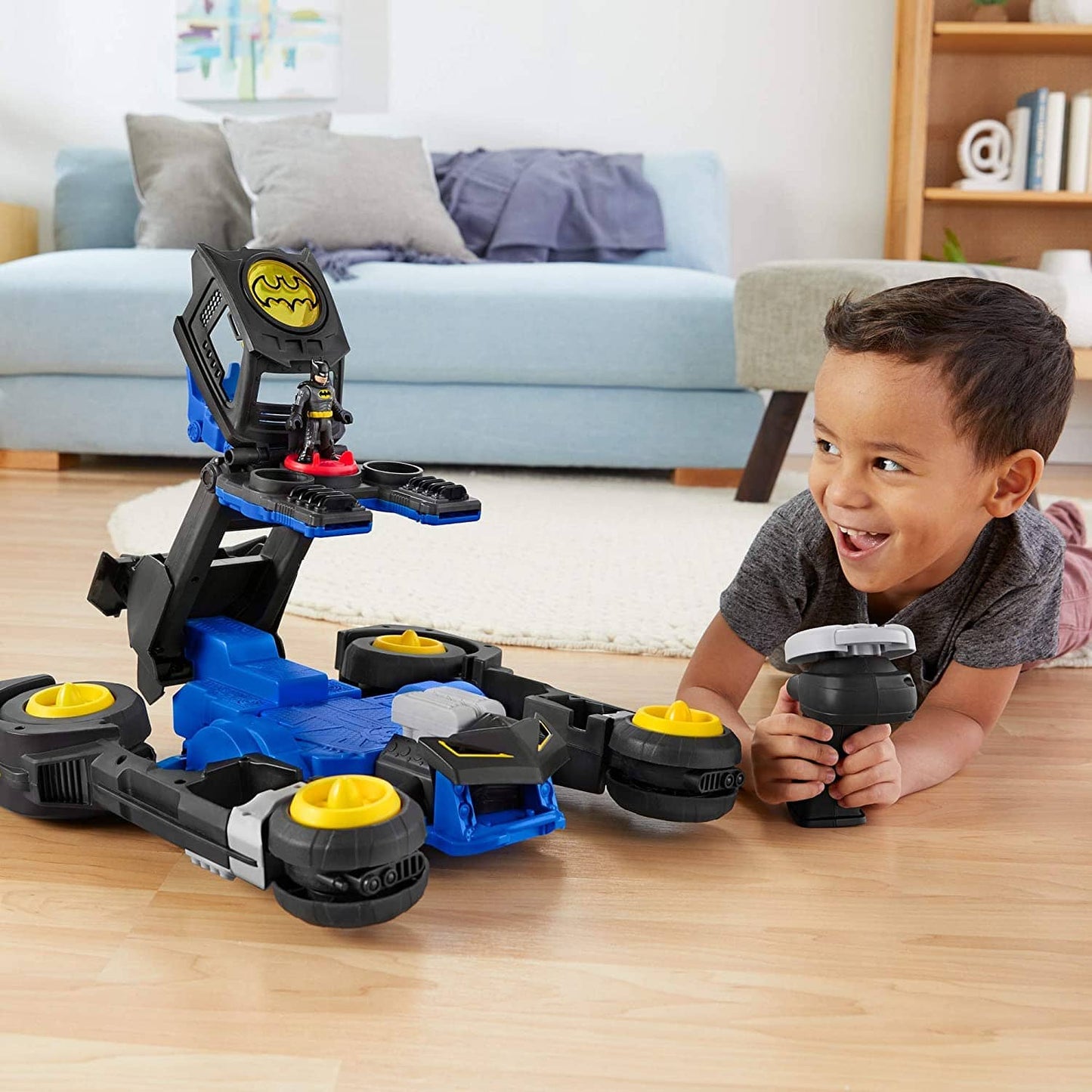 Imaginext - Dc Super Friends Transforming Batmobile R/c Fisher-Price