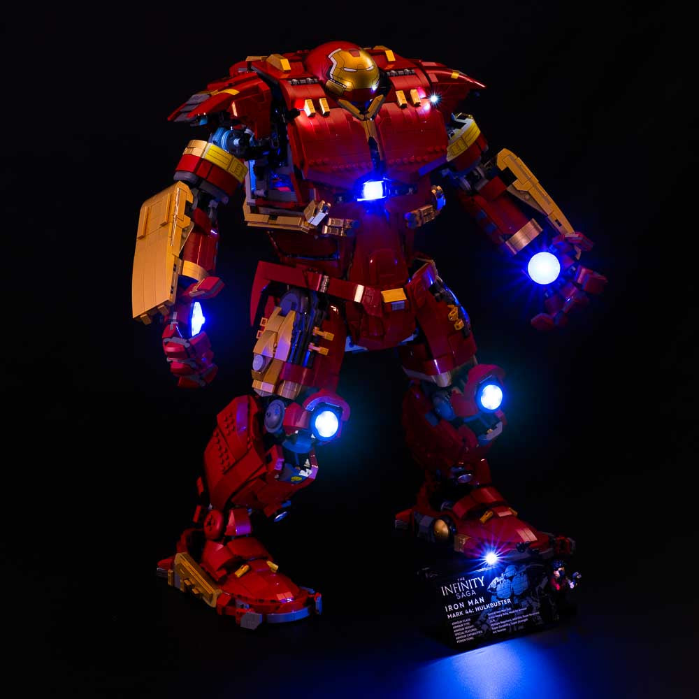 Light My Bricks - LIGHT KIT for LEGO Hulkbuster 76210
