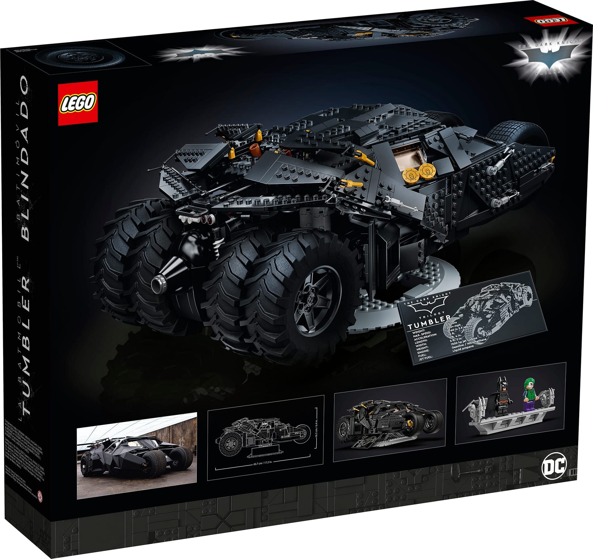 LEGO 76240 DC Batman Batmobile Tumbler - DC Super Heroes