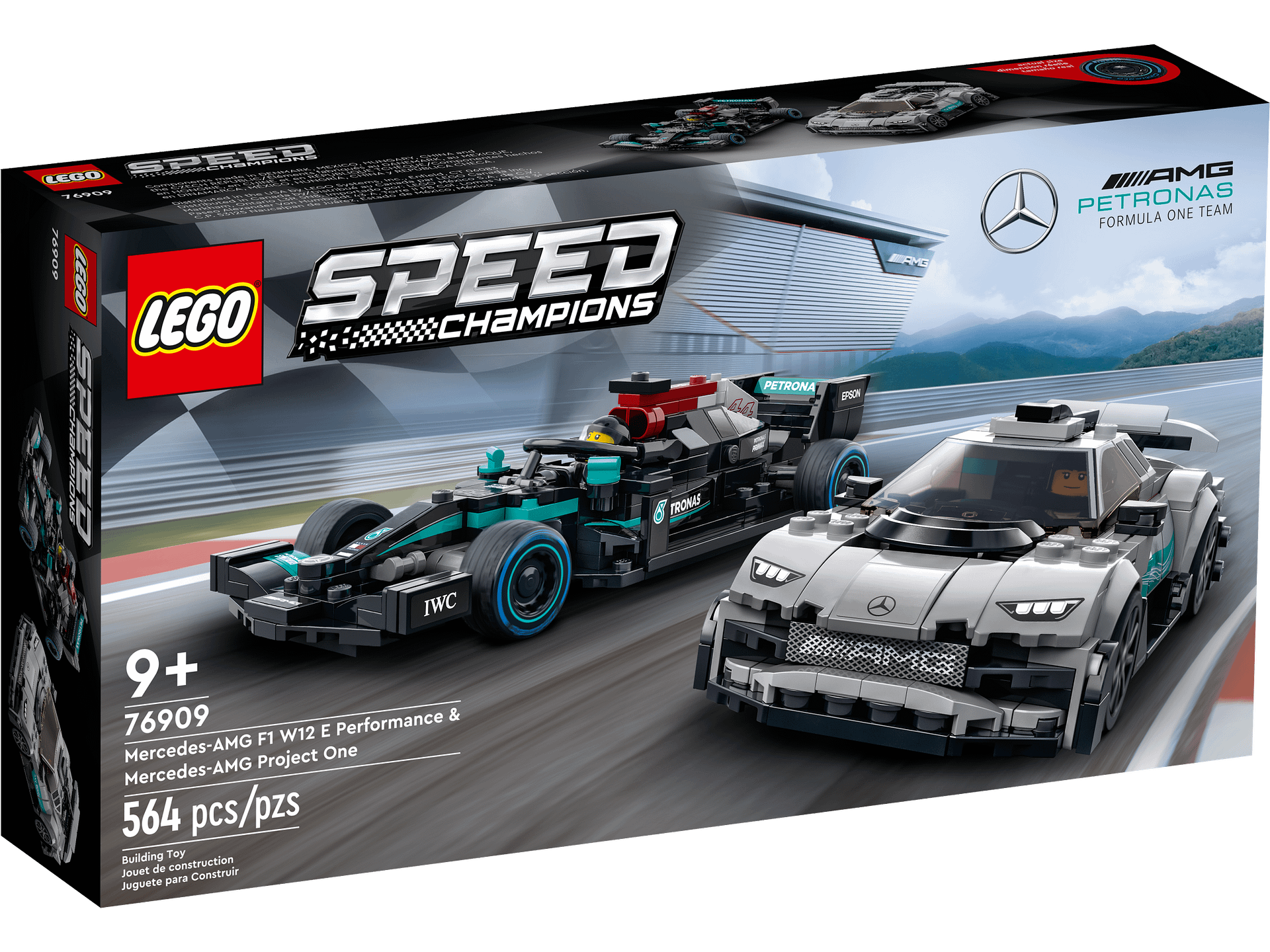 LEGO 76909 Mercedes-AMG F1 W12 E Performance & Mercedes-AMG Project One - Speed Champions