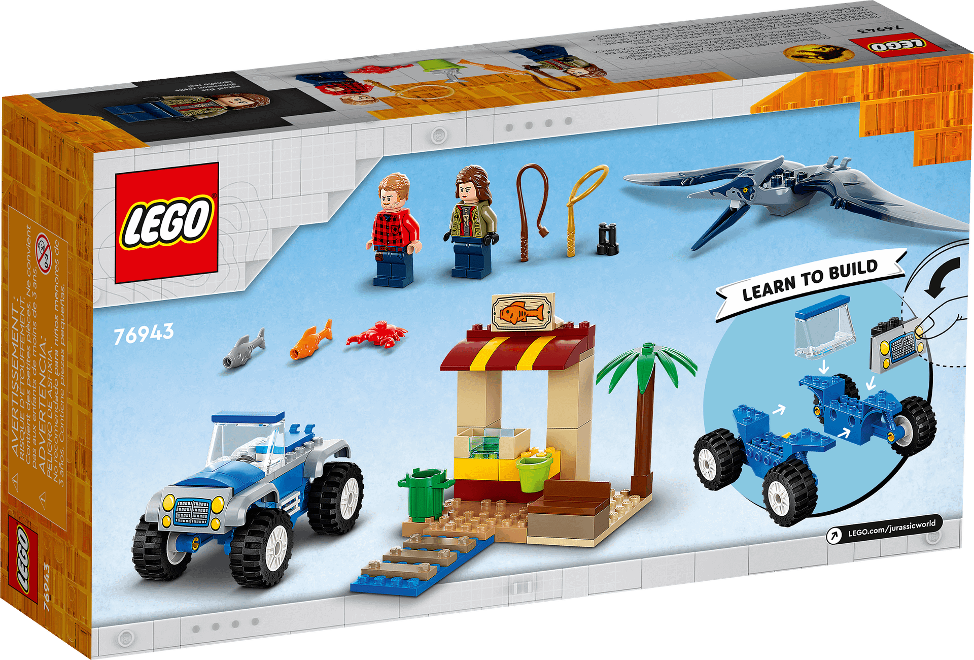 LEGO 76943 Pteranodon Chase - Jurassic World 4+
