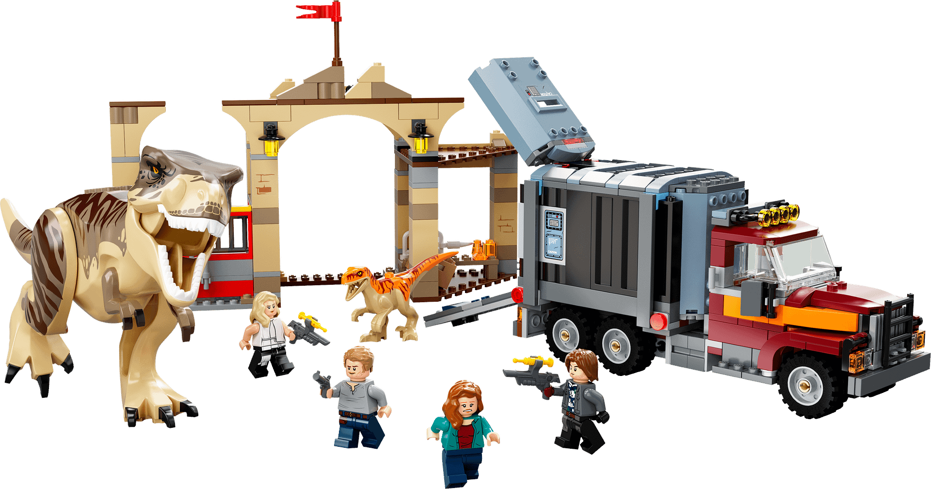 LEGO 76948 T. rex & Atrociraptor Dinosaur Breakout - Jurassic World