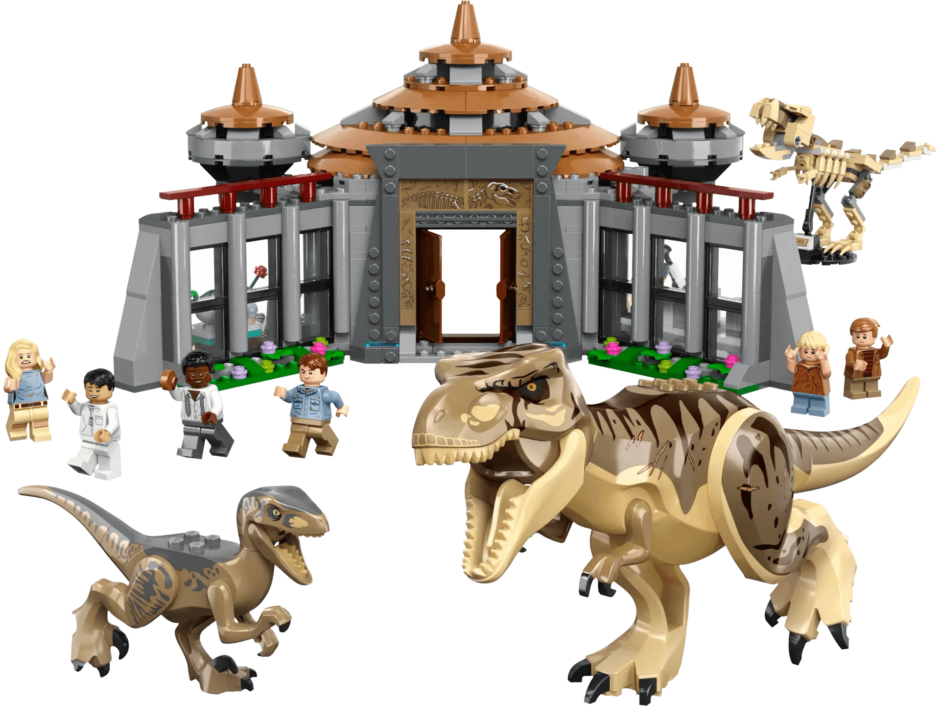 LEGO 76961 Visitor Center: T. rex & Raptor Attack - Jurassic World