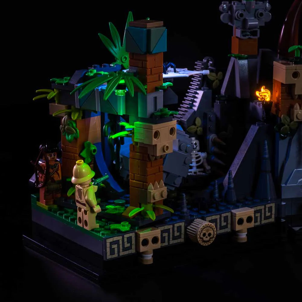 Light My Bricks - Light Kit For LEGO Indiana Jones Temple of the Golden Idol 77015