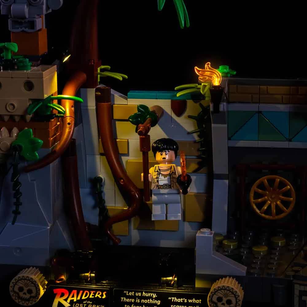 Light My Bricks - Light Kit For LEGO Indiana Jones Temple of the Golden Idol 77015