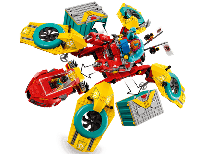 LEGO 80023 Monkie Kid's Team Dronecopter - Monkie Kid