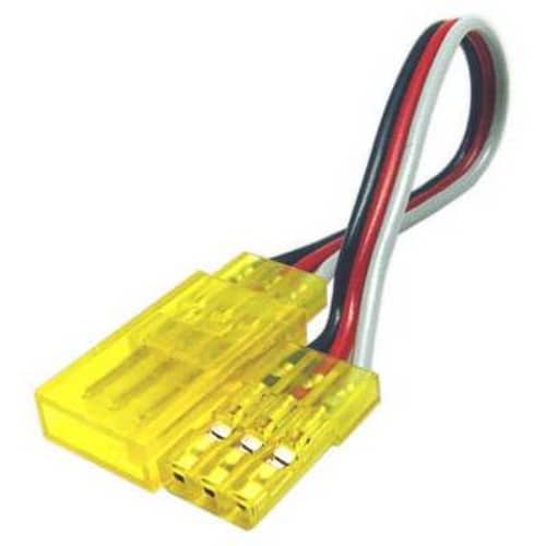 TY1 -  SERVO EXTENSION LEAD 600MM YELLOW TY405460Y 60 STRAND GOLD PIN