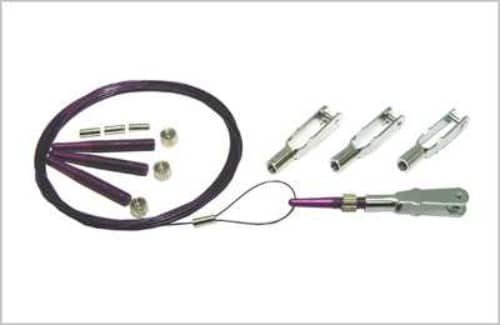 TY1 -  RUDDER  PULL-PULL  SET 2 + WIRE TY3234
