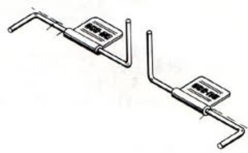 DUBRO -  STRIP AILERON HORN104  104