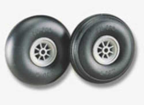 DUBRO -  WHEELS 3-1:2' TREAD LIGHT  350T
