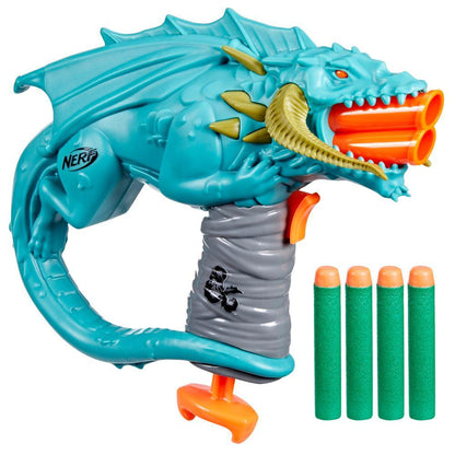 Nerf -  Dungeons & Dragons Rakor Nerf Blaster And 4 Nerf Elite 2.0 Darts