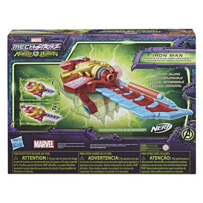 Marvel -  Avengers Mech Strike Monster Hunters Iron Man Monster Blast Blade Roleplay Hasbro