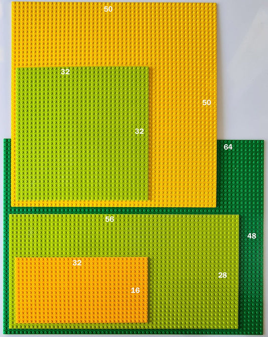 BASEPLATE 32x32 Studs Grass/swamp Generic Brand