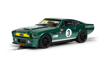 Scalextric -  C4256 ASTON MARTIN V8 Chris Scragg Racing slot car also suits Carrera