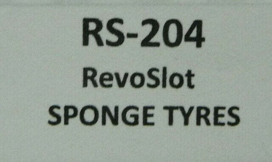 BRM -  SLOT RS-204 RevoSlot Sponge Tyres