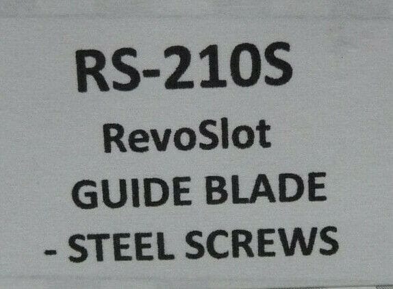BRM - SLOT RS-210S RevoSlot Guide Blade Steel Screws