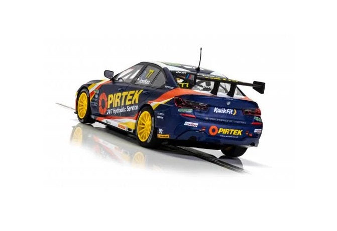 Scalextric - C4194 1:32 BMW 330i M-Sport 77 Jordan slot car also suits Carrera