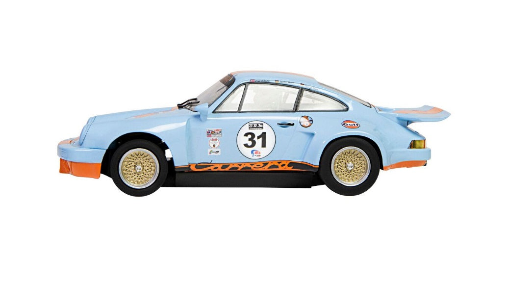 Scalextric - C4304 Porsche 911 Carrera RSR 3 0 Gulf Edition slot car also suits Carrera