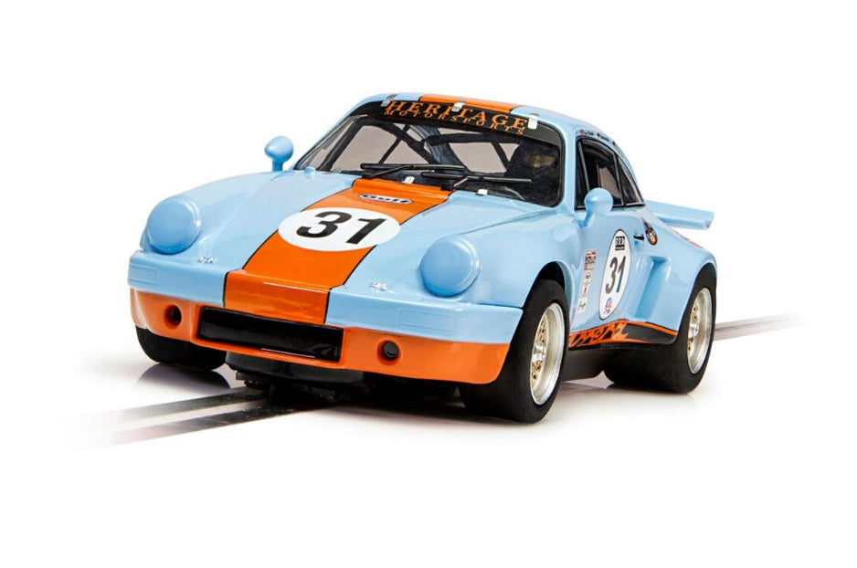 Scalextric - C4304 Porsche 911 Carrera RSR 3 0 Gulf Edition slot car also suits Carrera