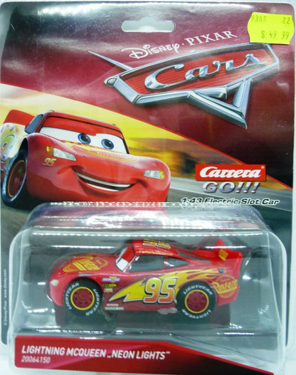CARRERA -  GO Disney Pixar CARS Lightning McQueen Neon Lights